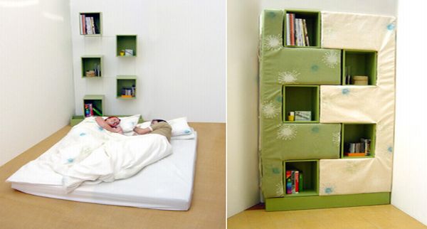 Bed Bookcase Bed Bookcase