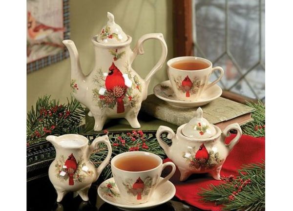Cardinal Tea Set