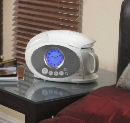 clock and tea maker by swan teasmade 1