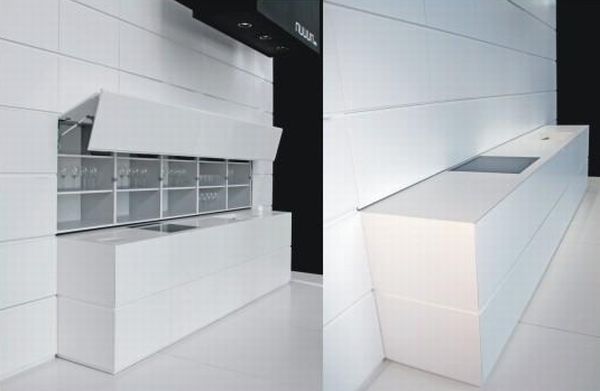 Compact wall kitchen
