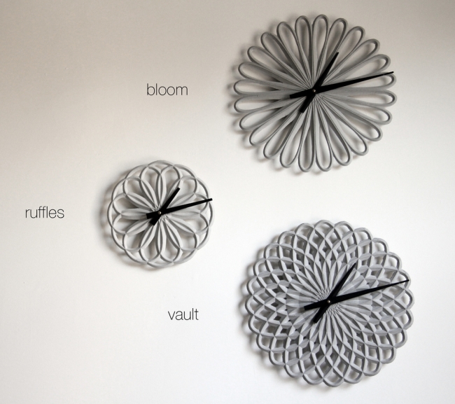 Concrete Para Clocks by LeeLABS Concrete Para Clocks by LeeLABS