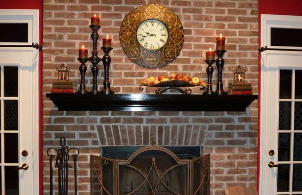fireplace matel decoration1