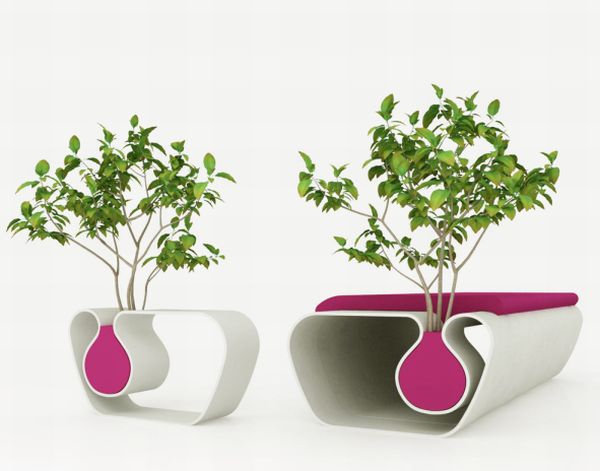 Flowerpot cum Table Flowerpot cum Table