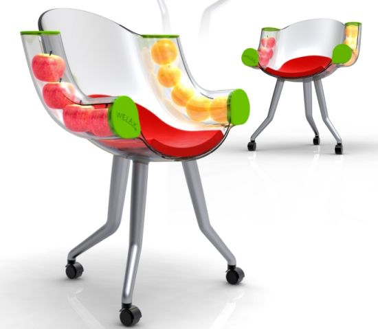 fruitniture chair
