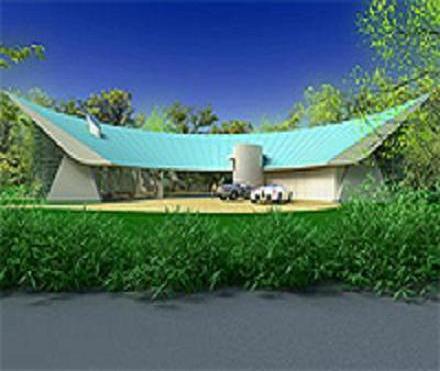 futuristic house
