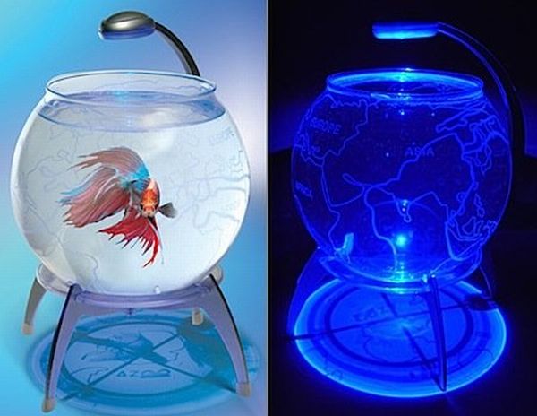 Globe Aquarium with LED Light Globe Aquarium with LED Light