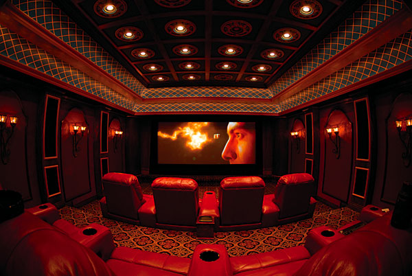 Attic Home Theater Room - Dream House Design Plans
