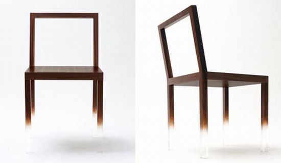invisible painted concept chair