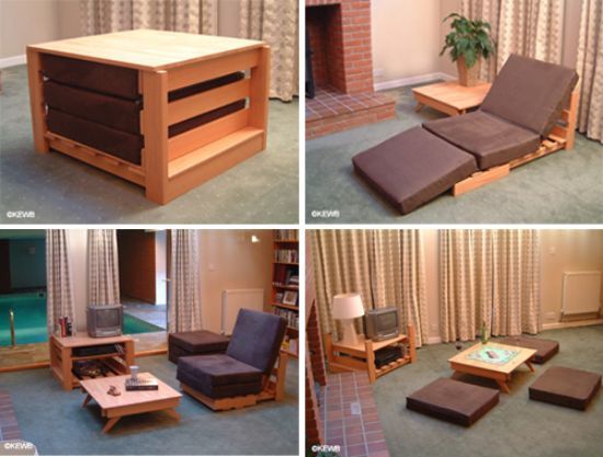 Kewb – The space saving, multifunctional furniture