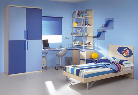 kids room decor blue 4
