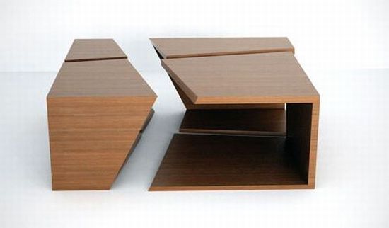 SliceBox modern coffee table by DecodeLondon