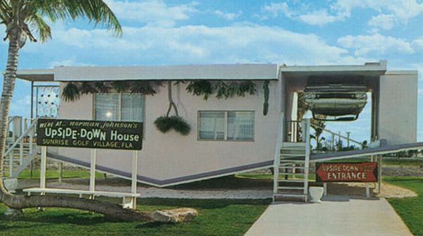 norman johnson upside down house