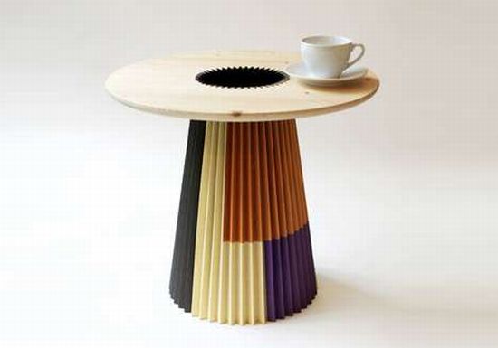 paper fan coffee table