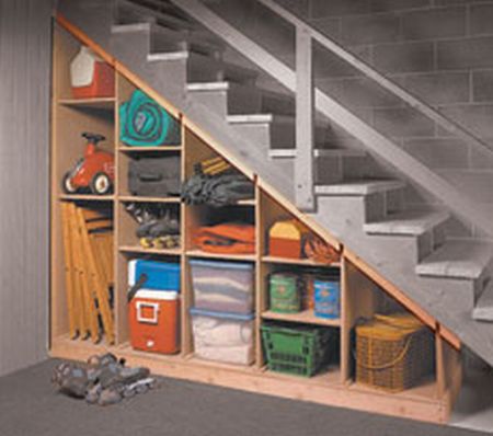 Plansnow under stairs storage