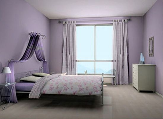 Color Glory:Royal Purple shade for extravagant interiors