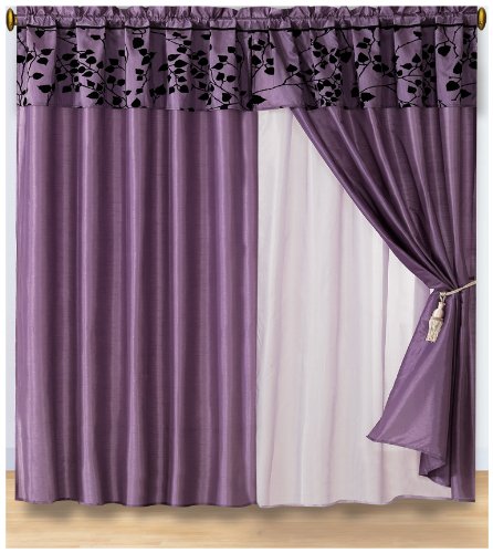 Curtains For Large Picture Windows Dark Red Sheer Curtains
