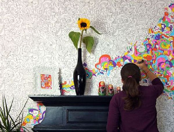 Put up wallpaper Put up wallpaper