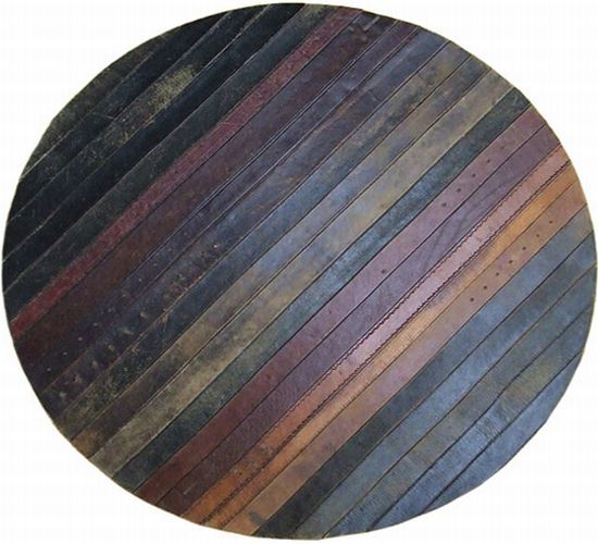 recycled leather belt mat myymm 1822