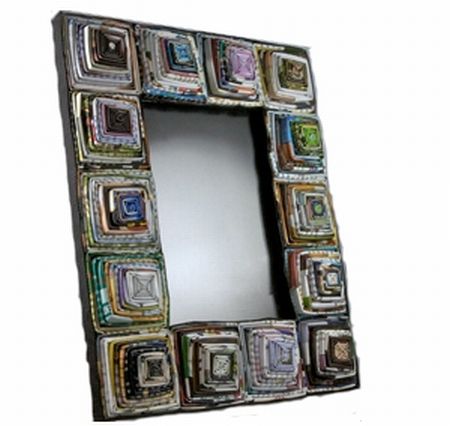 recycled magazine frame recycled magazine frame