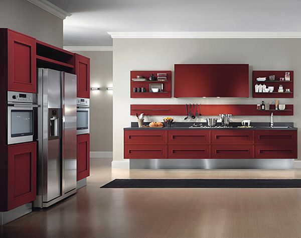 Dramatic oak kitchen Melograno