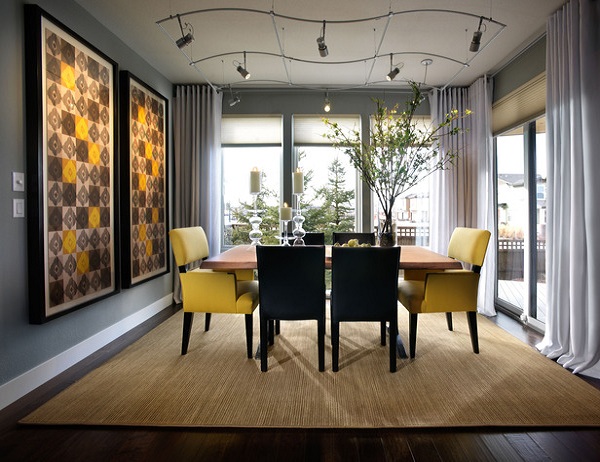 Refreshing and Entertaining dining room