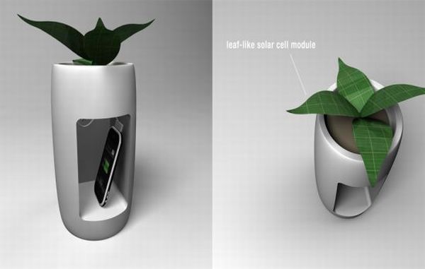 Solar flowerpot charger Solar flowerpot charger