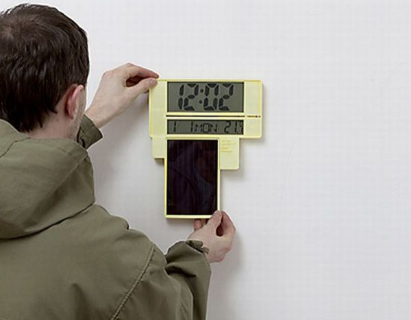 Solar powered clock Solar powered clock