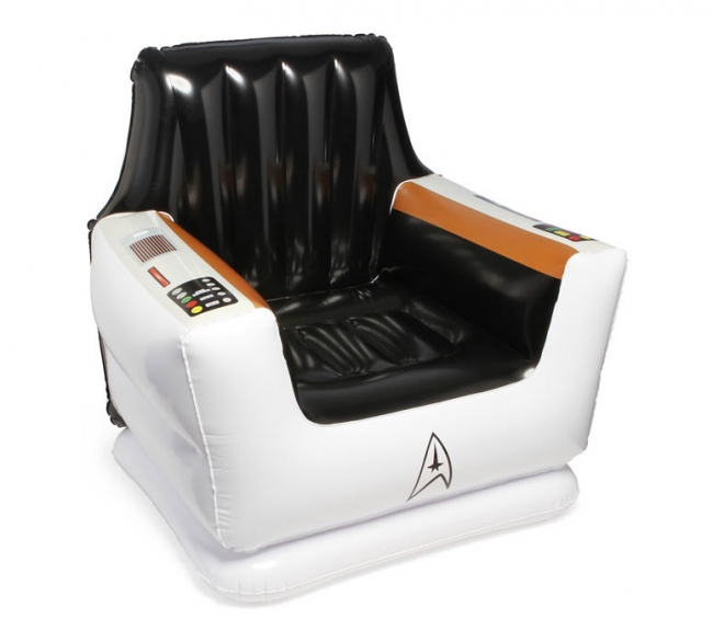 Star Trek inflatable captain's chair Star Trek inflatable captain's chair