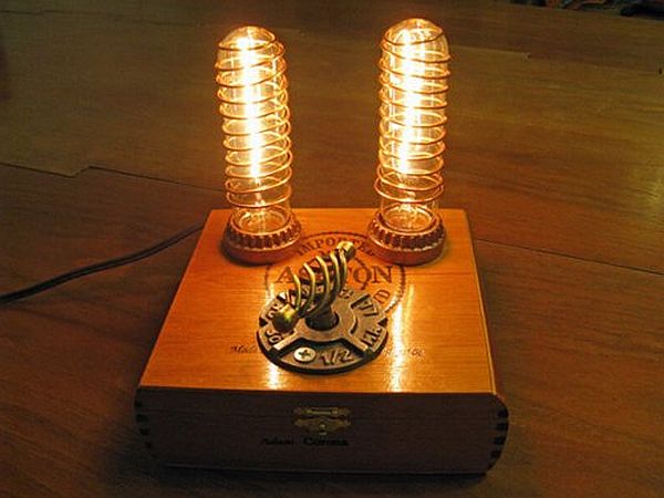 steampunk lamp