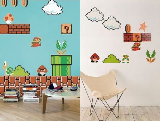 super mario wall decals