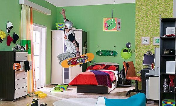 teen boys bedroom