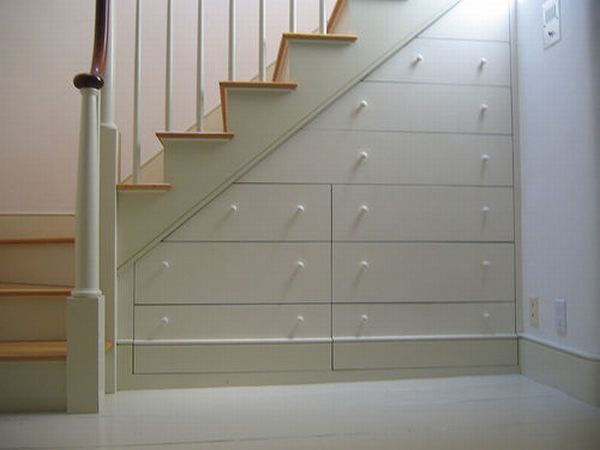 Under Stairs Storage Idea