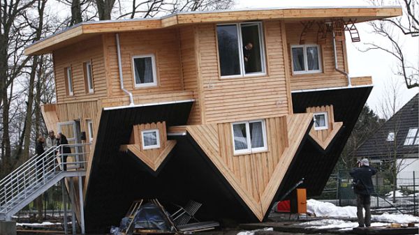 upside down house