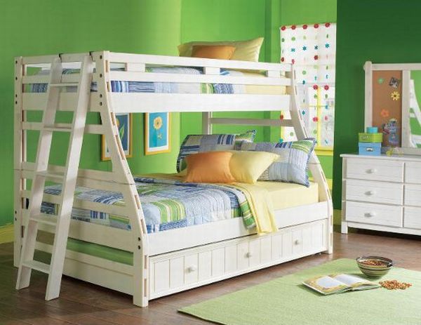 White Bunk Bed