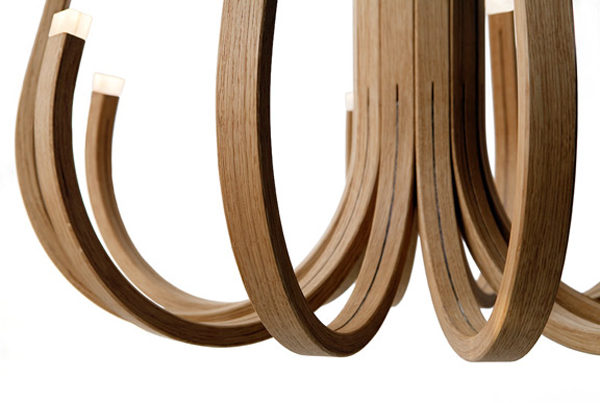 Wooden Chandelier by Mikko Paakkanen Wooden Chandelier by Mikko Paakkanen
