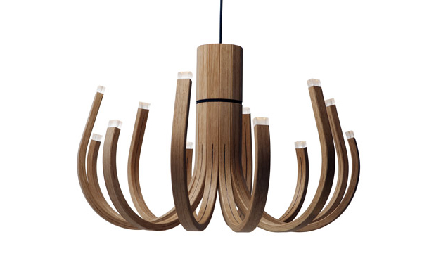 Wooden Chandelier by Mikko Paakkanen Wooden Chandelier by Mikko Paakkanen