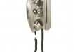 Crosley 302 Retro-inspired Brushed Chrome Wall Phone