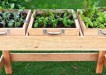 DIY salad bench