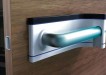 door handle with self sterelization