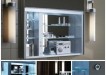 flat plain mirrored cabinet 3