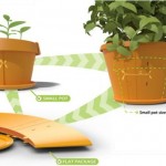 Growing Pot lets you grow plants of various sizes in the same container