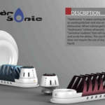 Hydrosonic: Space saving ultrasonic dishwasher for your sink