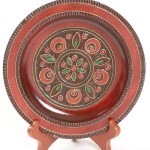 Beautiful wooden plates