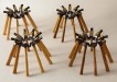 Posh furniture made using hardware, shovels and hammers