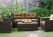 Rattan furniture or wicker sofa