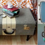 Eight interesting ways to recycle your old suitcases