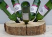 rustic pine wine rack