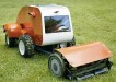 Solar-powered lawn mowers