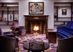The mouldings and fireplace