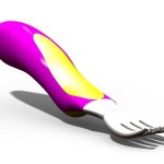 Unique toddler cutlery set to encourage self eating habit